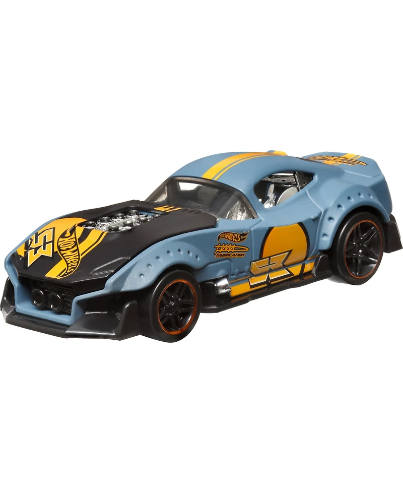 Hot Wheels Pull-Back Speeders Toy Car in 1:43 Scale, Pull Car Backward and Release to Race
