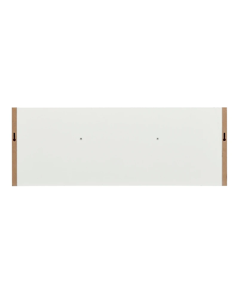 Entryway Floating Utility Wall Shelf with Hooks