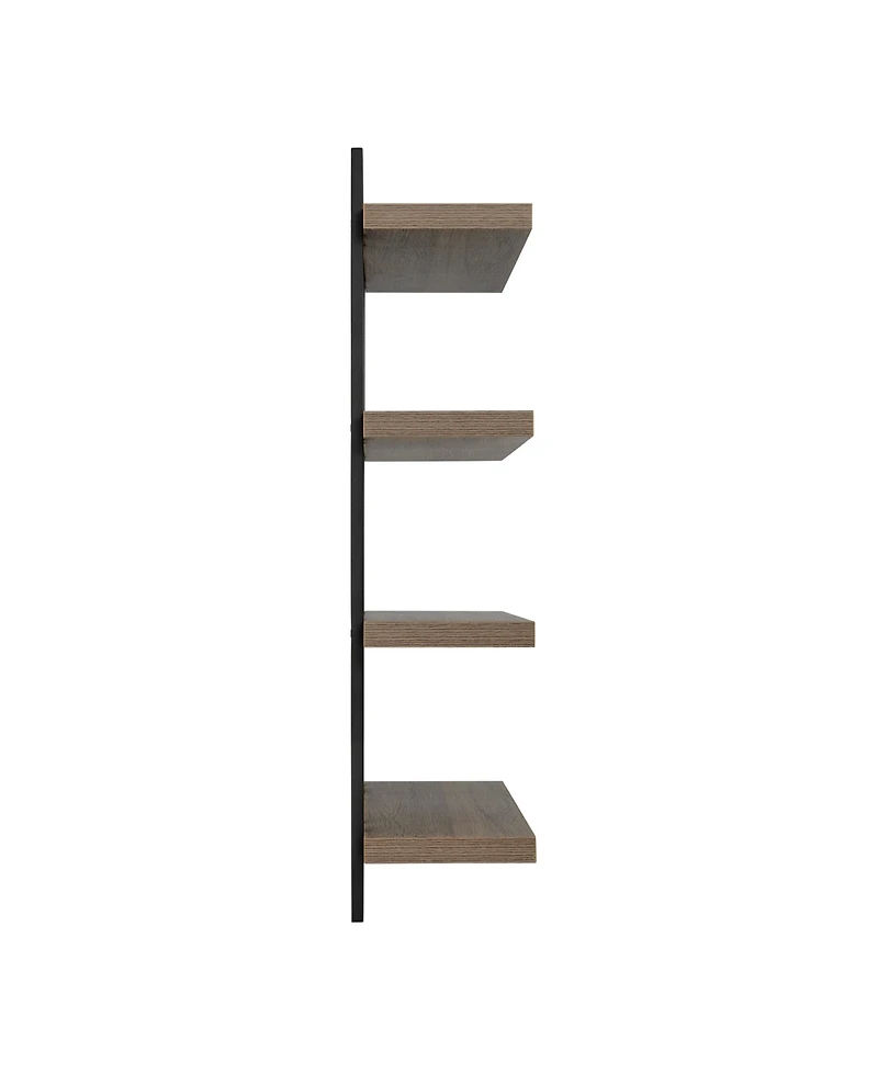Danya B 4-Tier Floating Bracket Wall Shelf