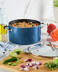 Farberware Style Aluminum 6 Quart Nonstick Stock Pot with Lid