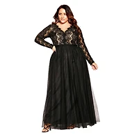 City Chic Plus Rare Beauty Maxi Dress