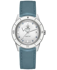 Rado Women's Swiss Automatic Captain Cook Stainless Steel Bracelet Watch 37mm Gift Set