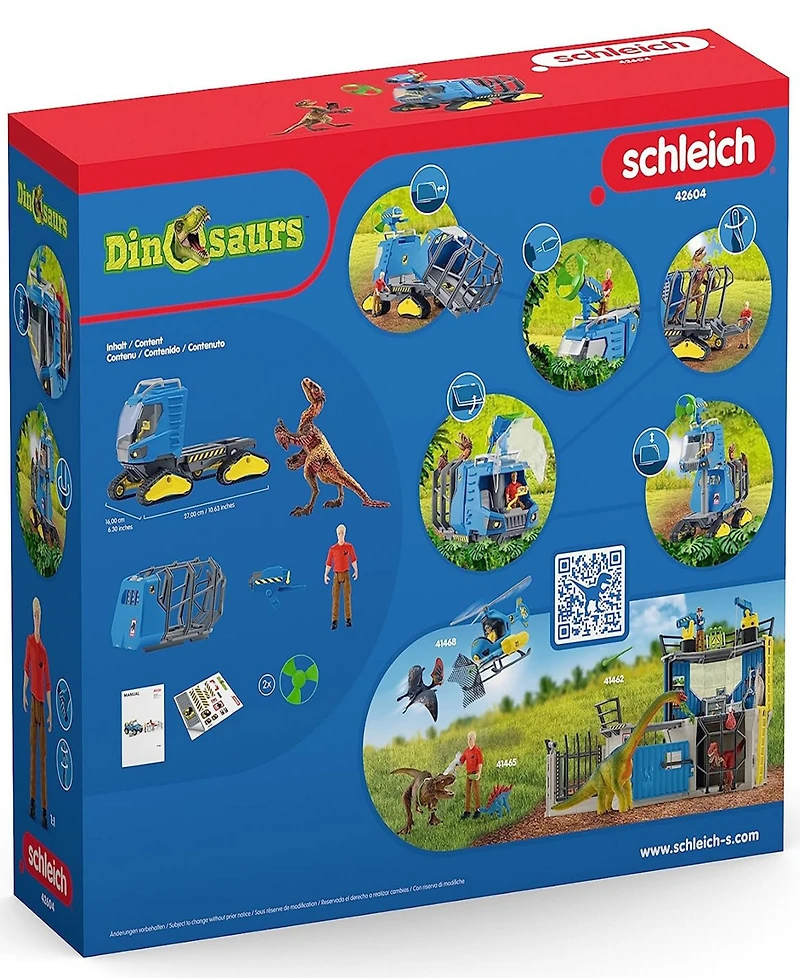 Schleich Dinosaurs Track Vehicle Playset