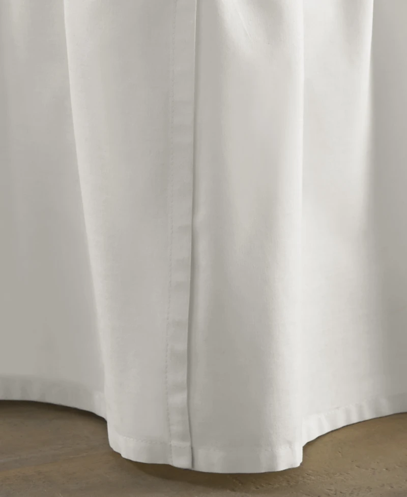 Laura Ashley Solid Ruffled Cotton Bedskirt