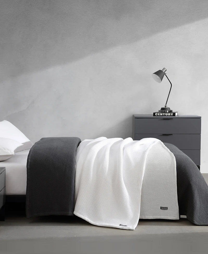 Vera Wang Waffleweave Blanket, King
