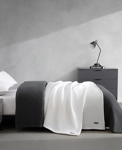 Vera Wang Waffleweave Blanket, King