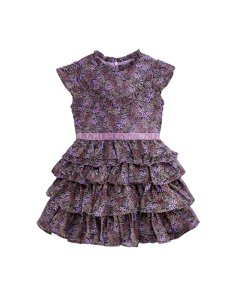 Child Serenity Floral Printed Chiffon Woven Dress
