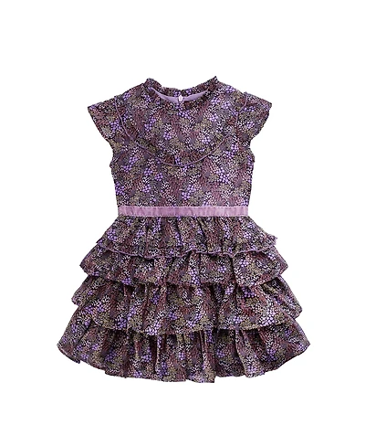 Child Serenity Floral Printed Chiffon Woven Dress