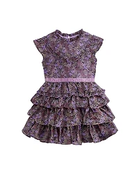 Child Serenity Floral Printed Chiffon Woven Dress