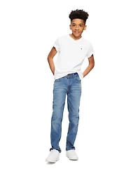 Tommy Hilfiger Toddler and Little Boys Embroidered Logo V-Neck Tee