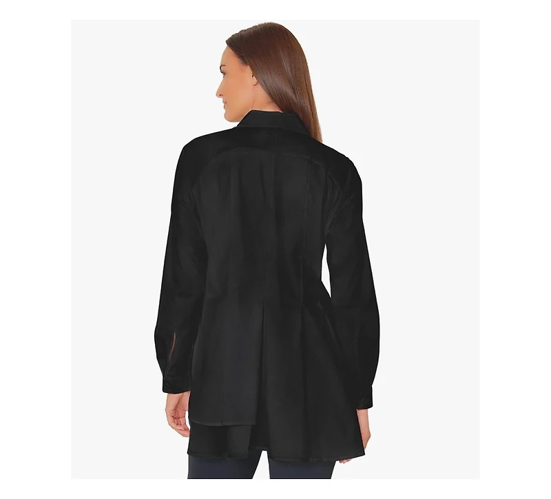 Stella Carakasi Women's Button-Front Shirt Top Sensation Tunic
