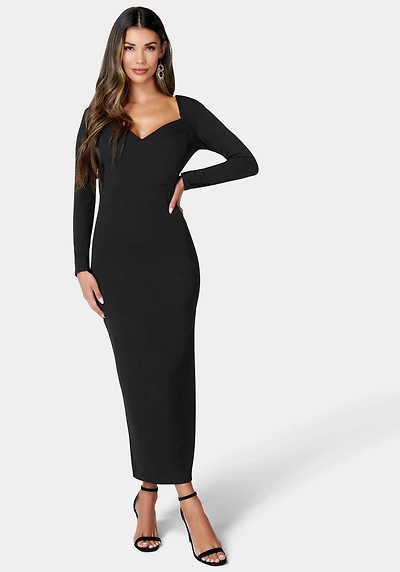 Bebe Women's Open Back Ankle Dress