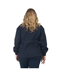 Women's Plus Utility Anorak Denim Jacket