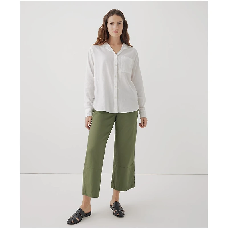 Pact Women's Organic Cotton Daily Twill Crop Pant