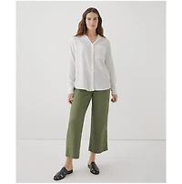 Pact Women's Organic Cotton Daily Twill Crop Pant