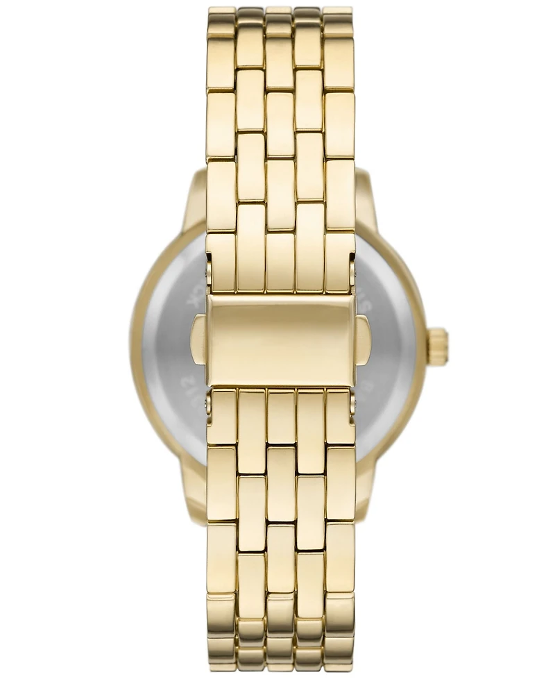 Folio Women's Three Hand Gold-Tone Alloy Watch 36mm Gift Set