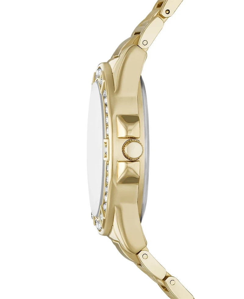 Folio Women's Three Hand Gold-Tone Alloy Watch 26mm Gift Set