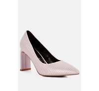 Tickles Italian Block Heel Pumps