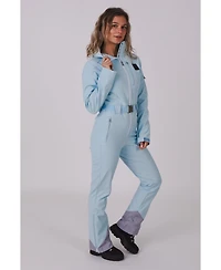 Ice Blue Chic Ski Suit