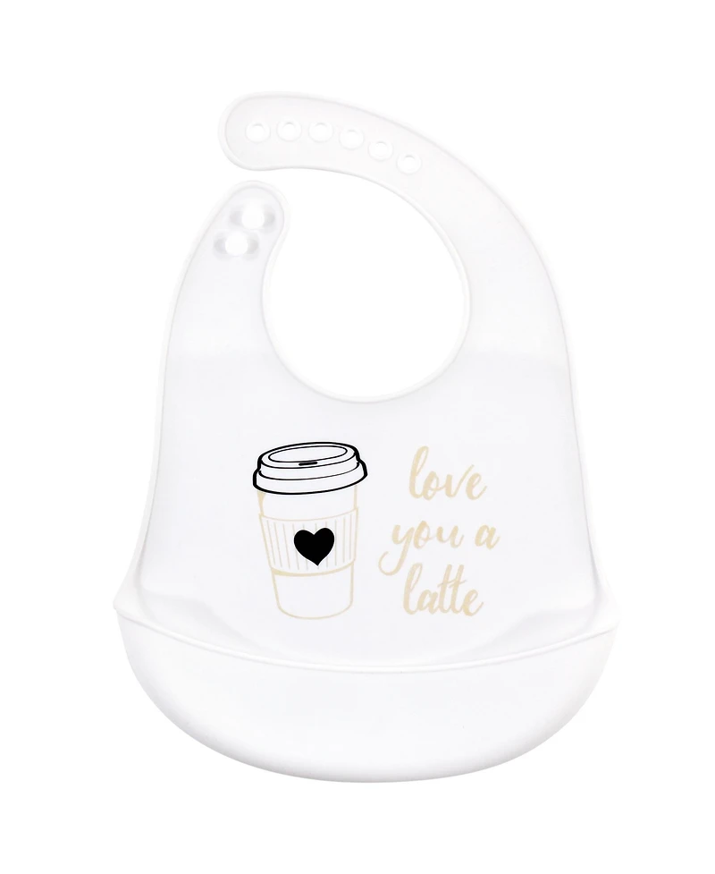 Hudson Baby Girls Silicone Bibs