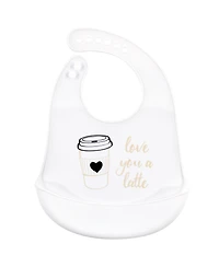 Hudson Baby Girls Silicone Bibs