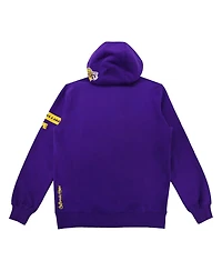 Men's and Women's Nba x Two Hype Purple Los Angeles Lakers Culture & Hoops Heavyweight Pullover Hoodie