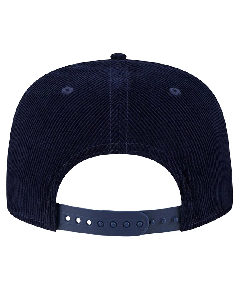 Men's New Era Navy Nashville Sc Scrambled Eggs Corduroy Golfer Snapback Hat