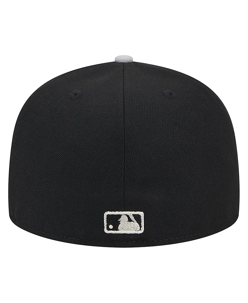 Men's New Era Black York Yankees Metallic Camo 59FIFTY Fitted Hat