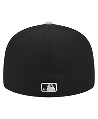 Men's New Era Black York Yankees Metallic Camo 59FIFTY Fitted Hat