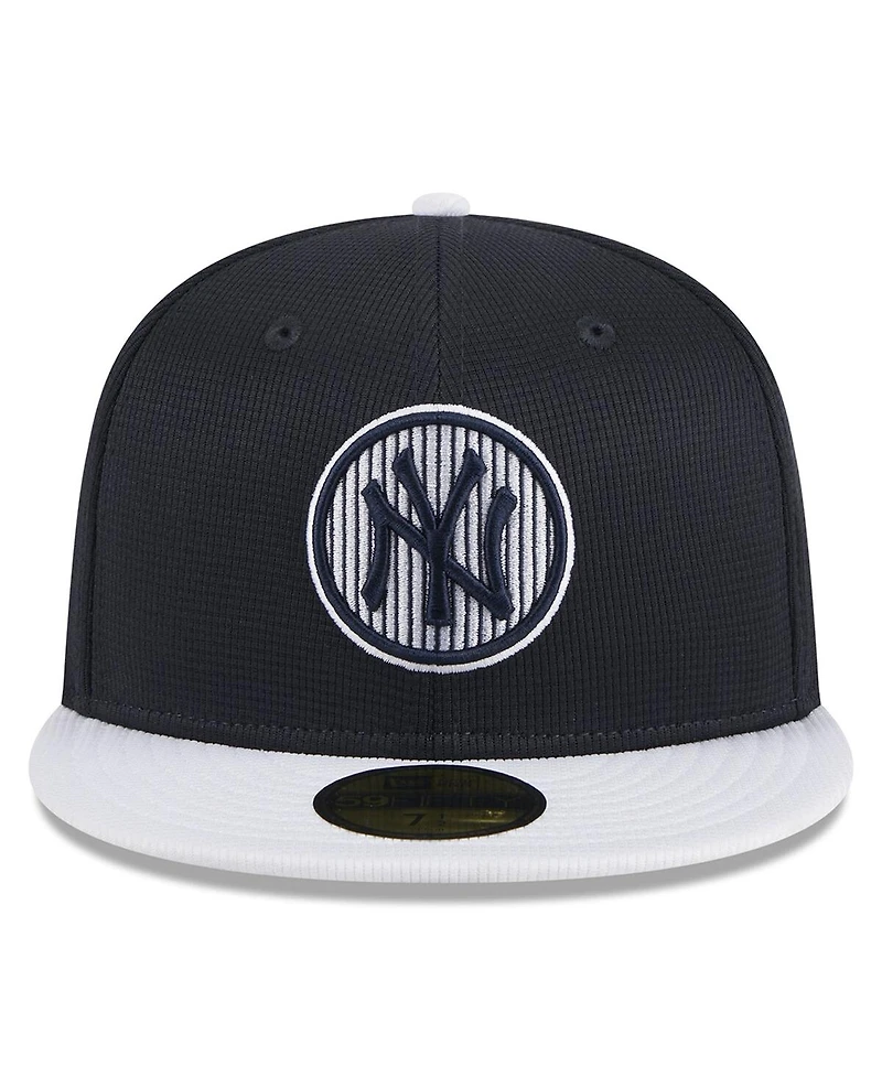 Men's New Era Navy York Yankees 2024 Batting Practice 59FIFTY Fitted Hat