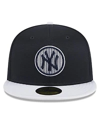 Men's New Era Navy York Yankees 2024 Batting Practice 59FIFTY Fitted Hat