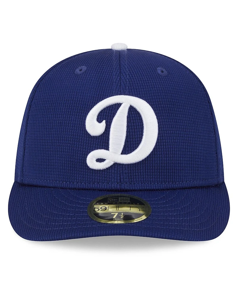 Men's New Era Royal Los Angeles Dodgers 2024 Batting Practice Low Profile 59FIFTY Fitted Hat
