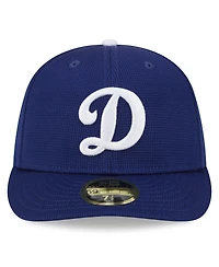 Men's New Era Royal Los Angeles Dodgers 2024 Batting Practice Low Profile 59FIFTY Fitted Hat