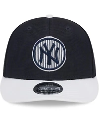 Men's New Era Navy New York Yankees 2024 Batting Practice Low Profile 9FIFTY Snapback Hat