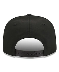 Men's New Era Black Atlanta United Fc Script Golfer Adjustable Hat