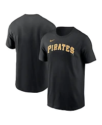 Men's Nike Black Pittsburgh Pirates Fuse Wordmark T-shirt