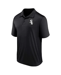 Men's Fanatics Black Chicago White Sox Logo Polo Shirt