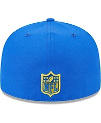 Men's New Era Royal Los Angeles Rams Camo Undervisor 59FIFTY Fitted Hat