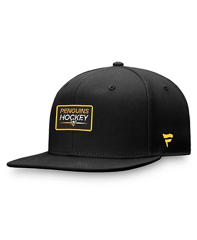Men's Fanatics Black Pittsburgh Penguins Authentic Pro Prime Snapback Hat