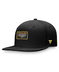 Men's Fanatics Black Pittsburgh Penguins Authentic Pro Prime Snapback Hat