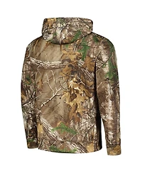 Men's Dunbrooke Camo Cincinnati Reds Champion Realtree Pullover Hoodie