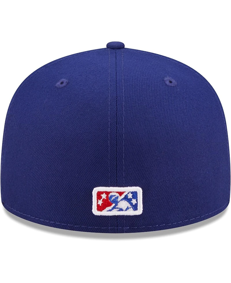 Men's New Era Royal Buffalo Bisons Authentic Collection 59FIFTY Fitted Hat