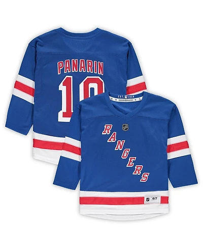 Little Boys and Girls Artemi Panarin Blue New York Rangers Home Replica Player Jersey
