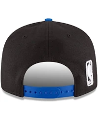 Men's New Era Black, Royal Orlando Magic Two-Tone 9FIFTY Adjustable Hat