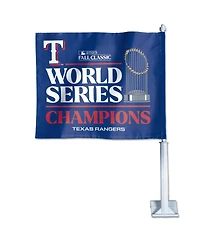 Wincraft Texas Rangers 2023 World Series Champions Locker Room 11.75" x 14" Two-Sided Car Flag