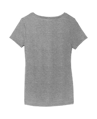 Women's 23XI Racing Gray Tyler Reddick Tri-Blend V-Neck T-shirt