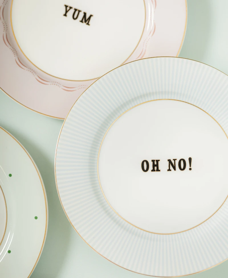 Yvonne Ellen Slogan Side Plates