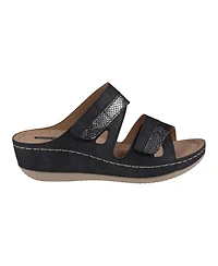 Gc Shoes Women's Havana Double Band Wedge Sandals