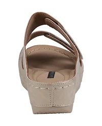 Gc Shoes Women's Havana Double Band Wedge Sandals