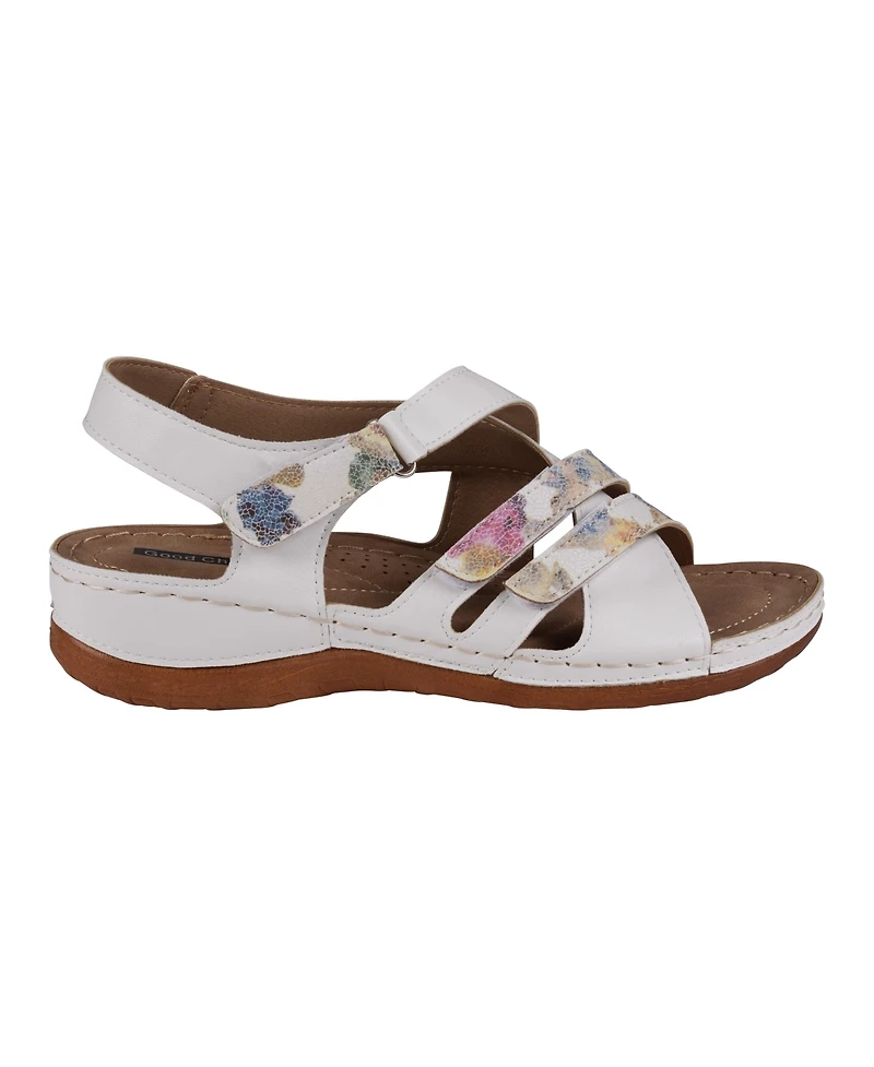 Gc Shoes Women's Dalary Strappy Footbed Flat Sandals